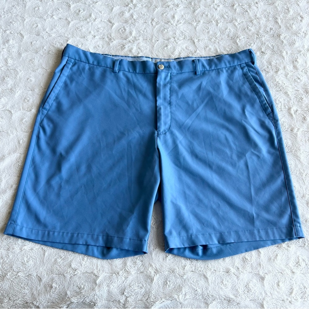 Peter Millar Shorts Mens 42 Blue Salem Performance Golf Stretch Quick Dry Casual